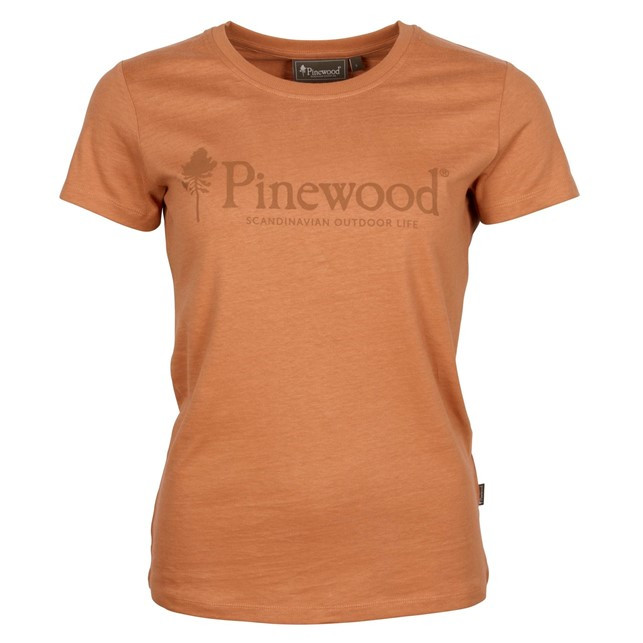 Pinewood Outdoor Life Shirt Dame Terracotta