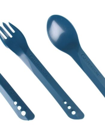 Plastik Bestik  Ellipse Cutlery Set Liveventure Blå