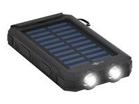Powerbank Med Solcelle Goobay Outdoor 000 Mah Sort