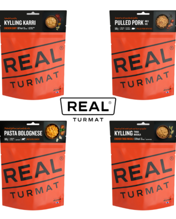Real Turmat Frysetørret Mad Måltider Pakketilbud Med Kød Til Outdoor Prepping
