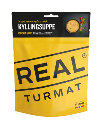 Real Turmat Kyllingesuppe Frysetørret Mad