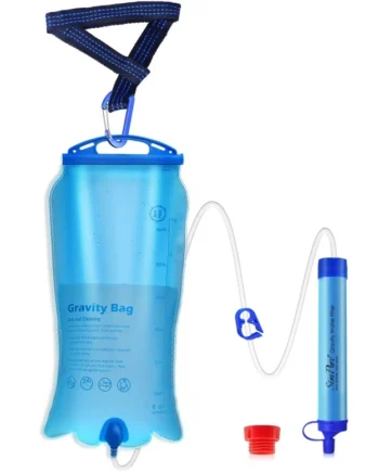 Rent Drikkevand Med Gravity Bag  Vandfilter