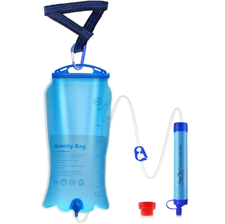 Rent Drikkevand Med Gravity Bag Vandfilter