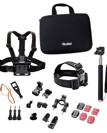 Rollei Actioncam Accessories Kit Outdoor Actionkamera Monteringssæt Kamera Udstyr Geekd