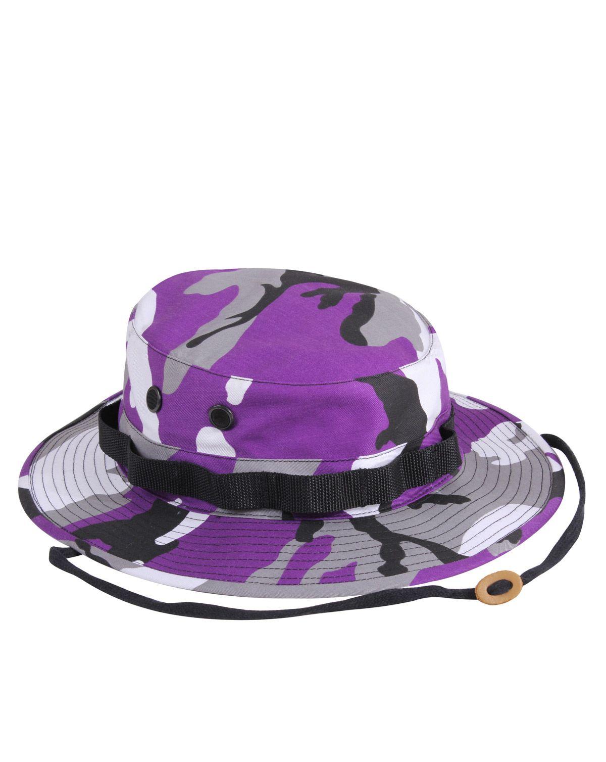 Rothco Boonie Bøllehat Lilla Camo