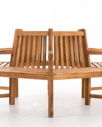 Rund Havebænk 200 Med Armlæn