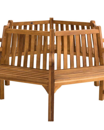 Rund Havebænk 250 Med Armlæn