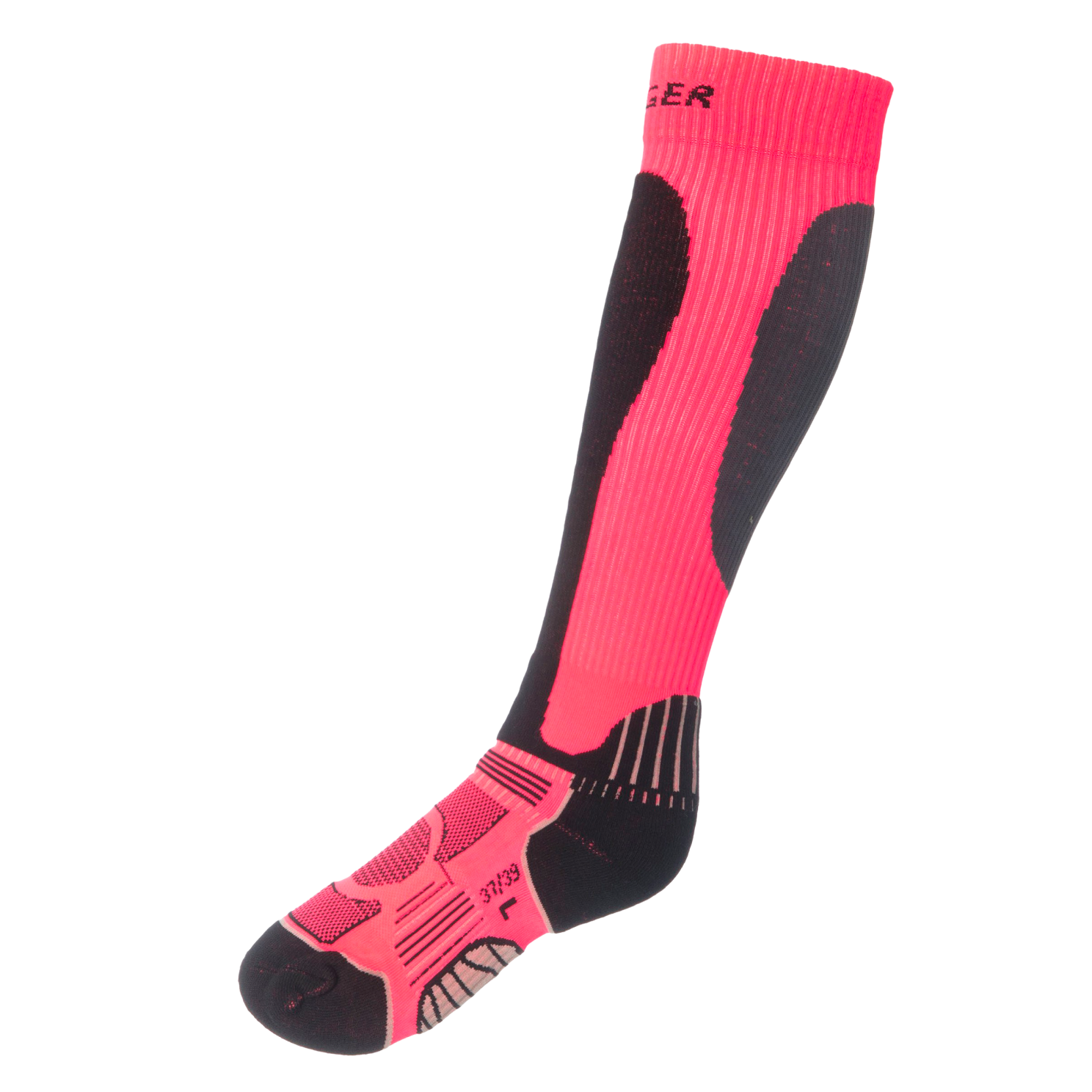 Seger Dame Skistrømper Uldmix Pink Diva
