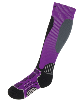 Seger Dame Skistrømper Uldmix Purple