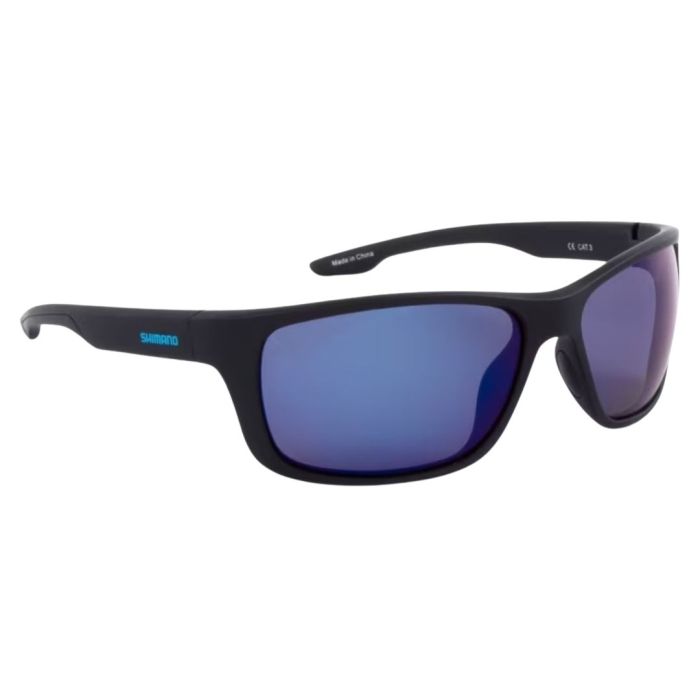 Shimano Solbrille Matte Black Blue Mirror Bred