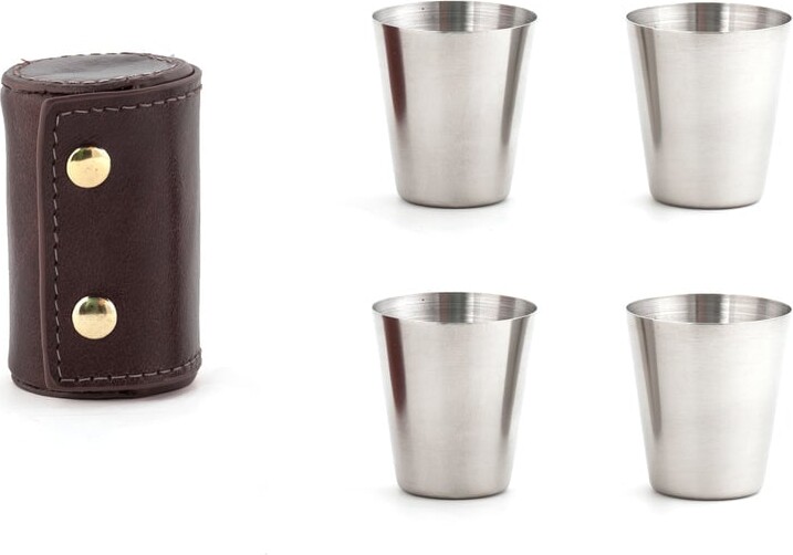 Shotglas Læderetui Stk Kikkerland