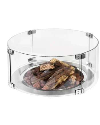 Sikkerhedsglas Til Rund Gaspejs Ildbord