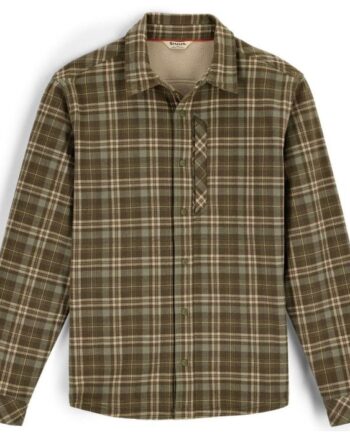 Simms Coldweather Shacket Schooner Plaid:loden