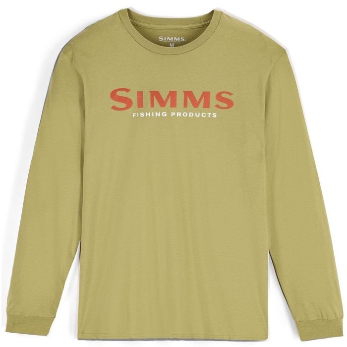 Simms Logo Shirt Tent Green