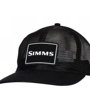 Simms Mesh All Over Trucker Black