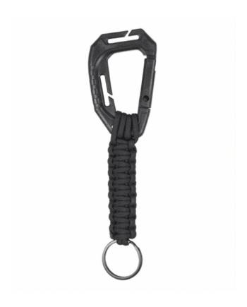 Sort Nøgleholder  Paracord Carabiner Molle Mil Tec