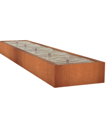 Springvand Cortenstål 500 100 Højde