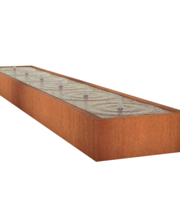 Springvand Cortenstål 600 100 Højde