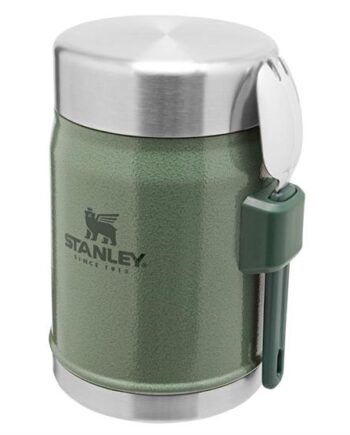 Stanley Classic Food Jar  Spork 40l Hammertone Green