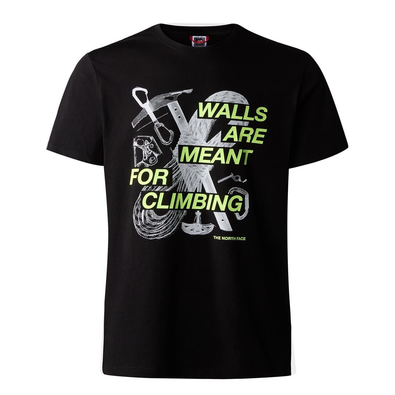 The North Face Mens Outdoor Graphic Tee Sort Tnf Black Large