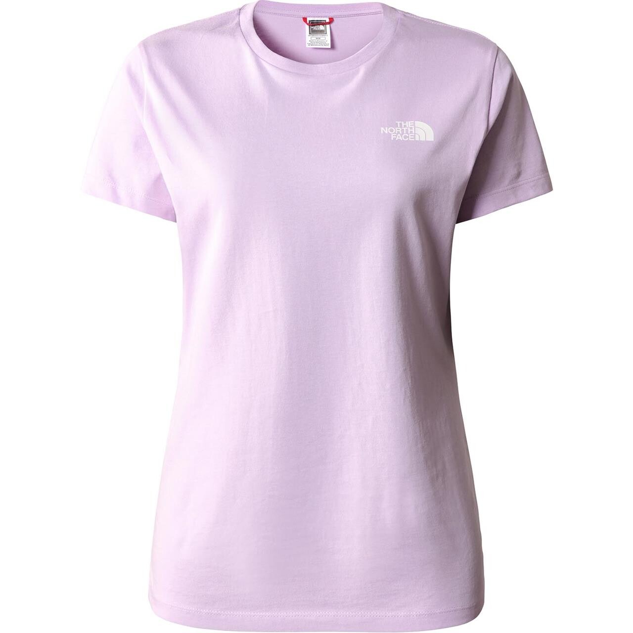 The North Face Womens Outdoor Graphic Tee Lilla Lupine Large