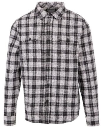Trespass Portlaw Skjorte Black White Check