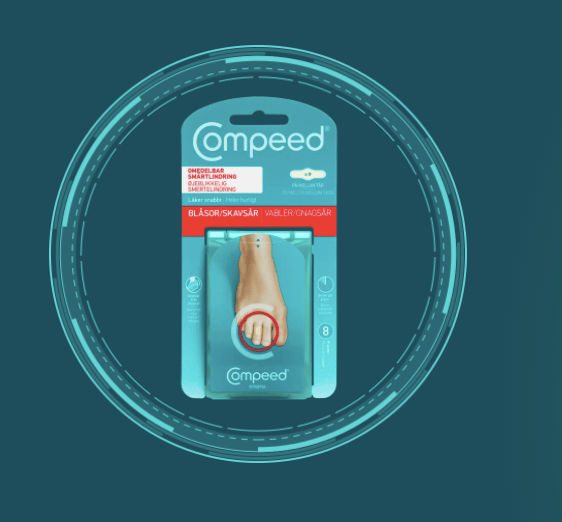 Vabelplaster Compeed Vabel Tæer