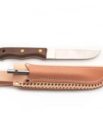 Vangedal Roverkniv Merlespir Træ Læder