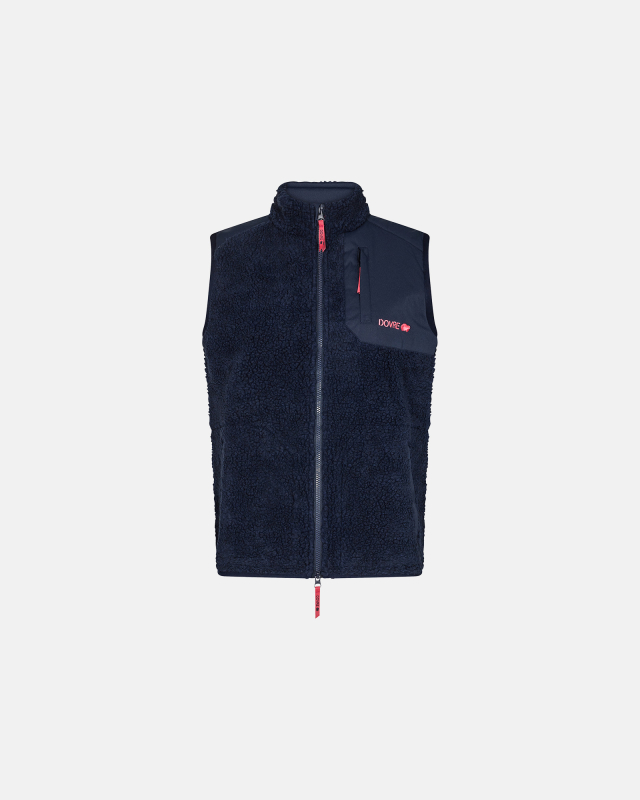 Vest Ampquotteddy Fleeceampquot Polyester Navy